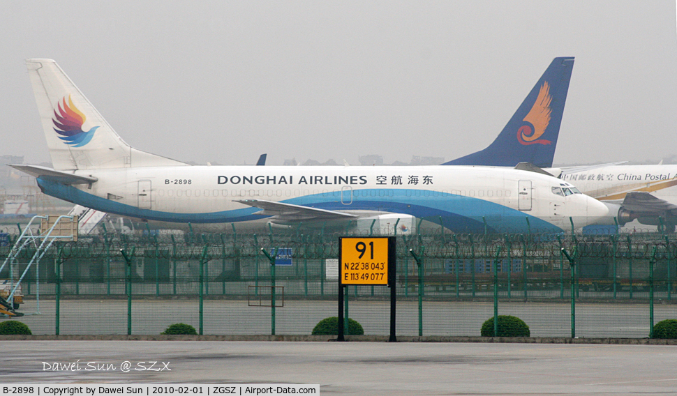 B-2898, 1991 Boeing 737-3Y0 C/N 24916, donghai