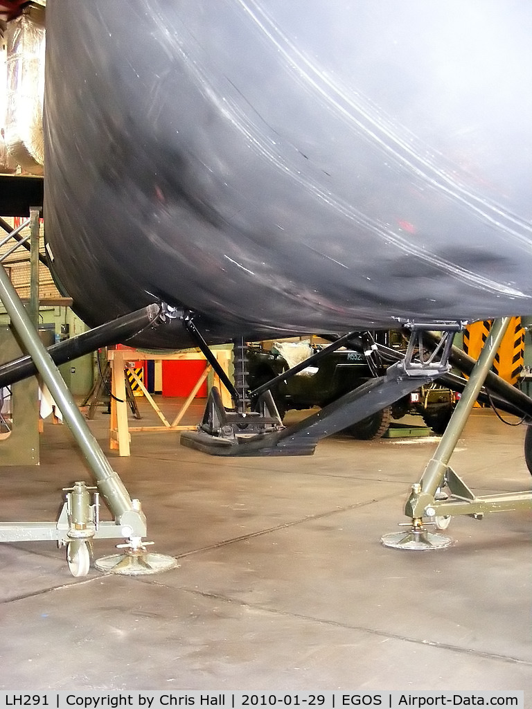 LH291, Airspeed AS.51 Horsa I C/N BAPC279, Landing skid on the Airspeed Horsa Mk 1 preserved by the Assault Glider Trust