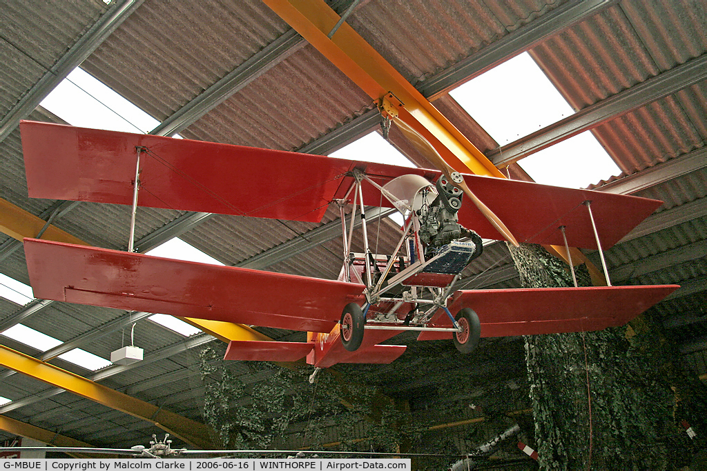 G-MBUE, Micro Biplane Aviation Tiger Cub 440 C/N MBA-001, MBA Tiger Club 440 at the Newark Air Museum, Winthorpe in 2006.