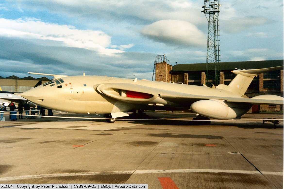 XL164, 1963 Handley Page Victor K.2 C/N HP80/67, Victor K.2 of 55 Squadron in the static park at the 1989 RAF Leuchars Airshow.