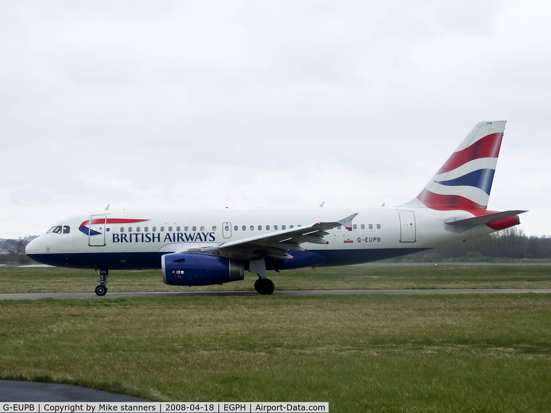 G-EUPB, 1999 Airbus A319-131 C/N 1115, G-EUPB Taxiing to runway 06