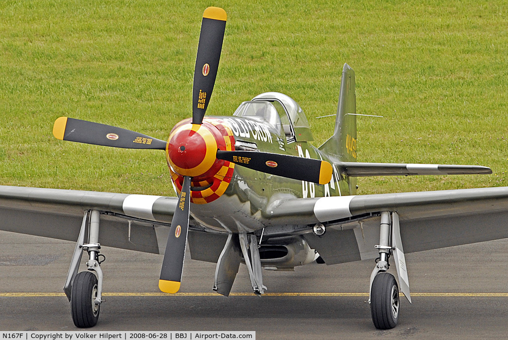 N167F, 1944 North American P-51D Mustang C/N 122-40417, old crow