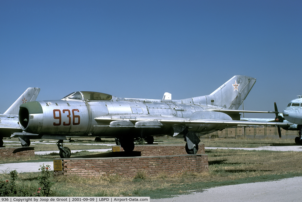 936, 1966 Mikoyan-Gurevich MiG-19PM C/N 65210936, The local museum houses some fine aircraft. For some reason most are presented on small walls.