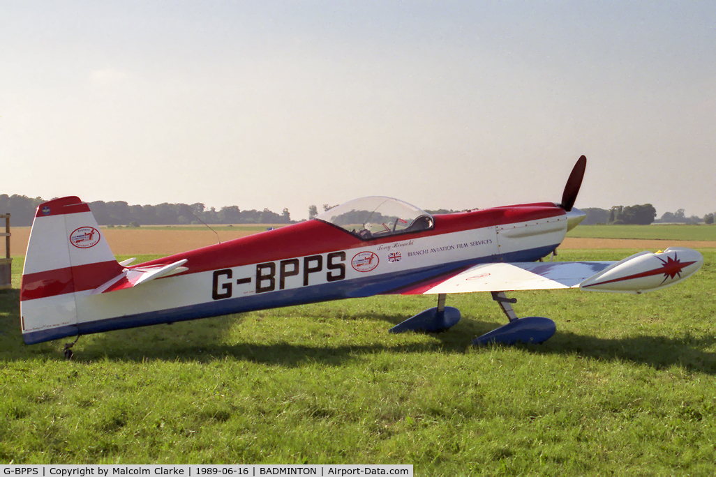 G-BPPS, 1983 Mudry CAP-21 C/N 09, Mudry CAARP Cap 21 at Badminton Air Day held at Badminton House in 1989.