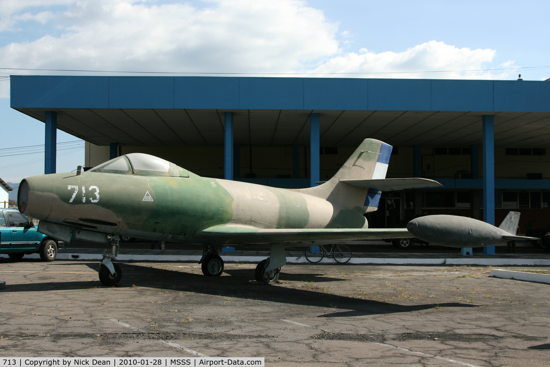 713, Dassault MD-450 Ouragan C/N MD450-13, MSSS FAES museum Ilopango AFB San Salvador