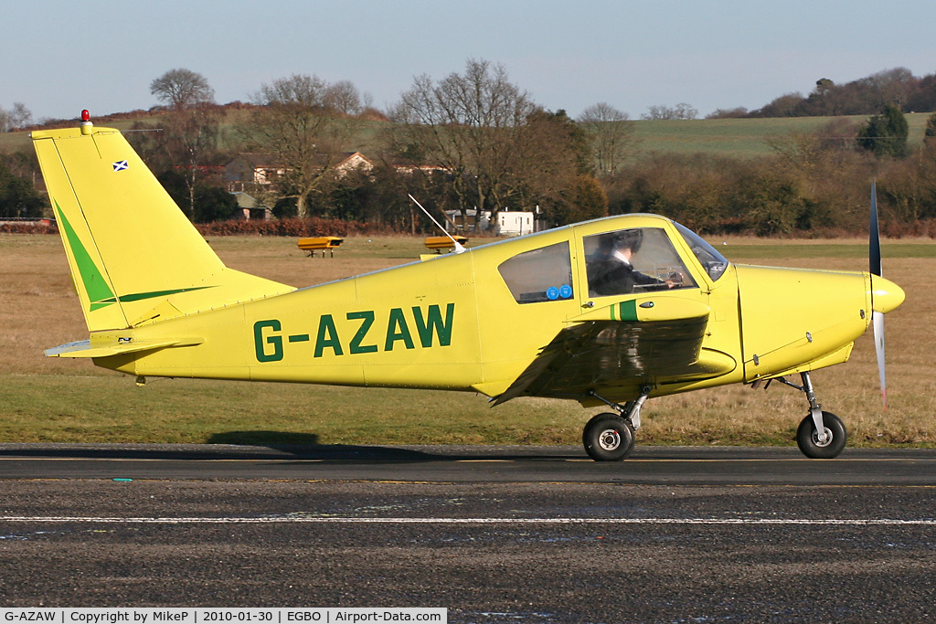 G-AZAW, 1965 Gardan GY-80-160 Horizon C/N 104, Heading to the A5 hold for Runway 34.