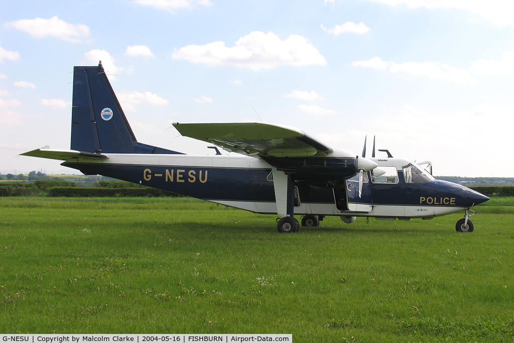 G-NESU, 1991 Pilatus Britten-Norman BN-2B-26 Islander C/N 2260, Pilatus Britten-Norman BN-2B-20 Islander at Fishburn Airfield in 2004.