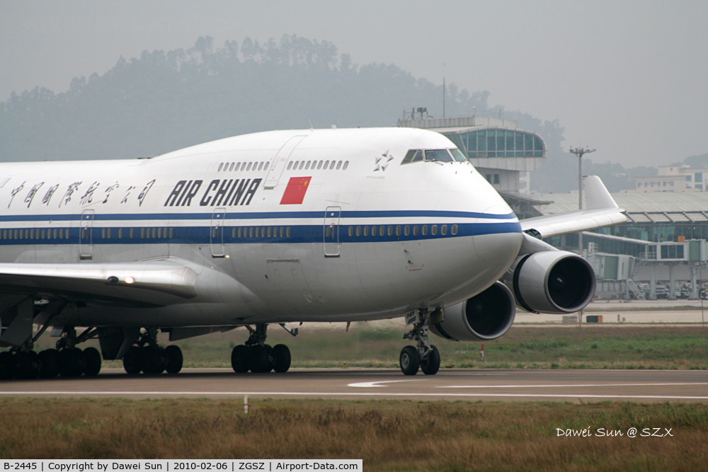 B-2445, Boeing 747-4J6 C/N 25882, Air China