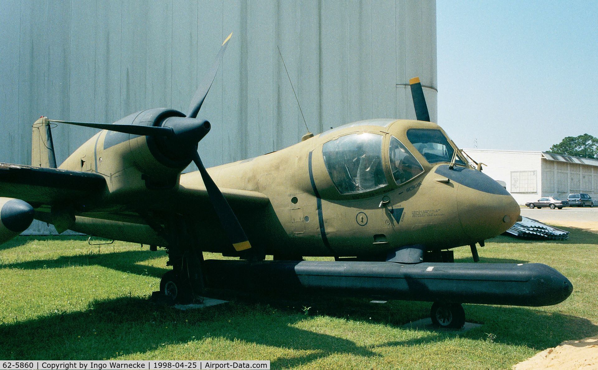 62-5860, 1962 Grumman OV-1B Mohawk C/N 19B, Grumman OV-1B Mohawk of the US Army Aviation at the Army Aviation Museum, Ft Rucker AL