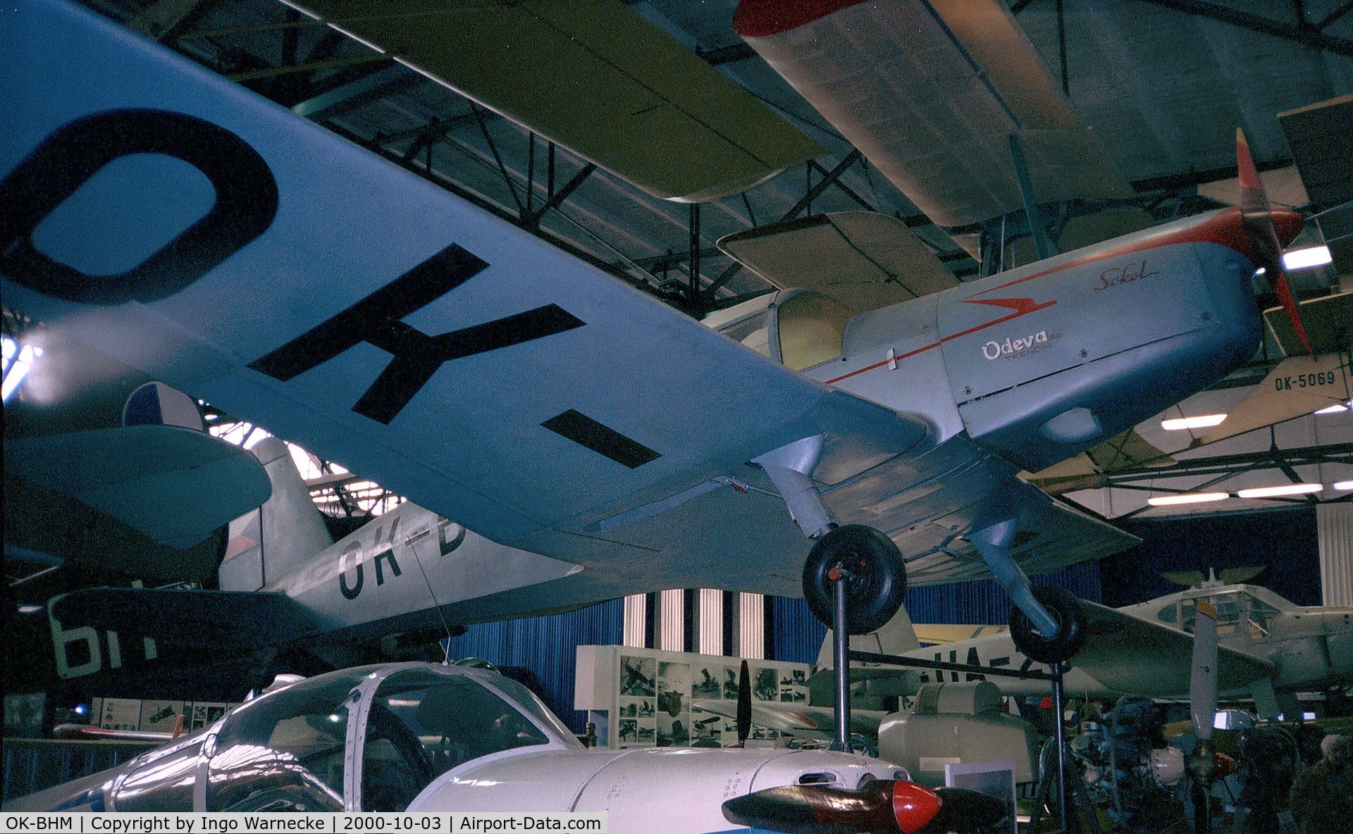 OK-BHM, Benes-Mraz M-1C Sokol C/N 127, Mraz M-1C Sokol at the Letecke Muzeum, Prague-Kbely