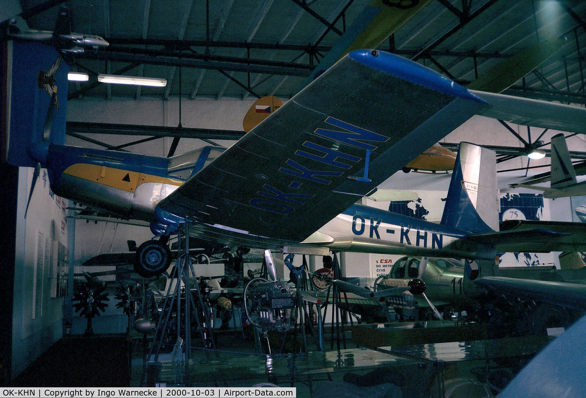 OK-KHN, Orlican L-40 Meta Sokol C/N 150002, Orlican L-40 Meta Sokol (2nd prototype) at the Letecke Muzeum, Prague-Kbely