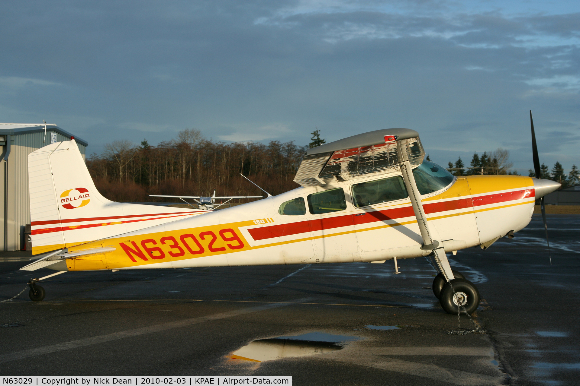 N63029, 1977 Cessna 180K Skywagon C/N 18052820, KPAE