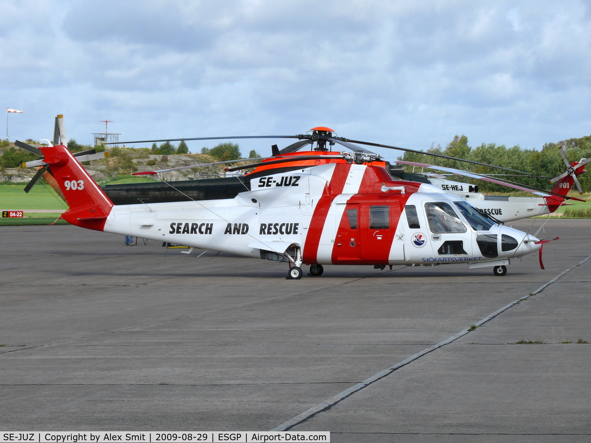SE-JUZ, Sikorsky S-76A C/N 760282, Sikorsky S76A Spirit SE-JUZ/903 Sjöfartsverket Search and Rescue