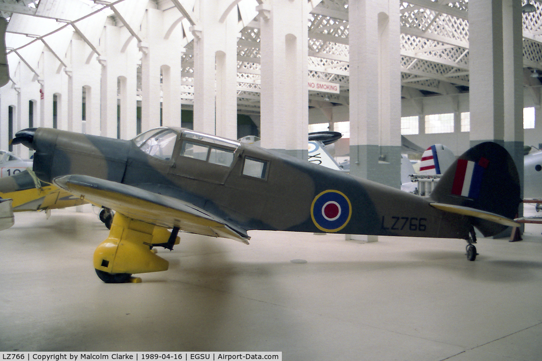 LZ766, 1944 Percival P-34A Proctor 3 C/N H536, Percival P-34A Proctor 3 at the Imperial War Museum, Duxford in 1989.