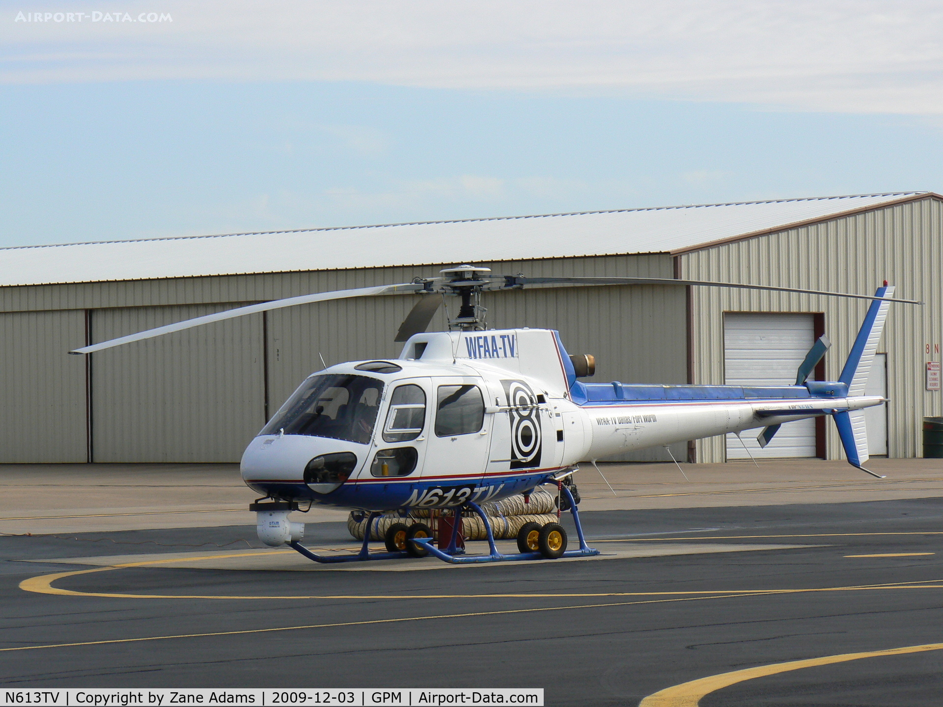 N613TV, 2007 Eurocopter AS-350B-2 Ecureuil Ecureuil C/N 4291, Former ABC Channel 8 WFAA news helicopter. Swapped numbers with N8TV - confused?