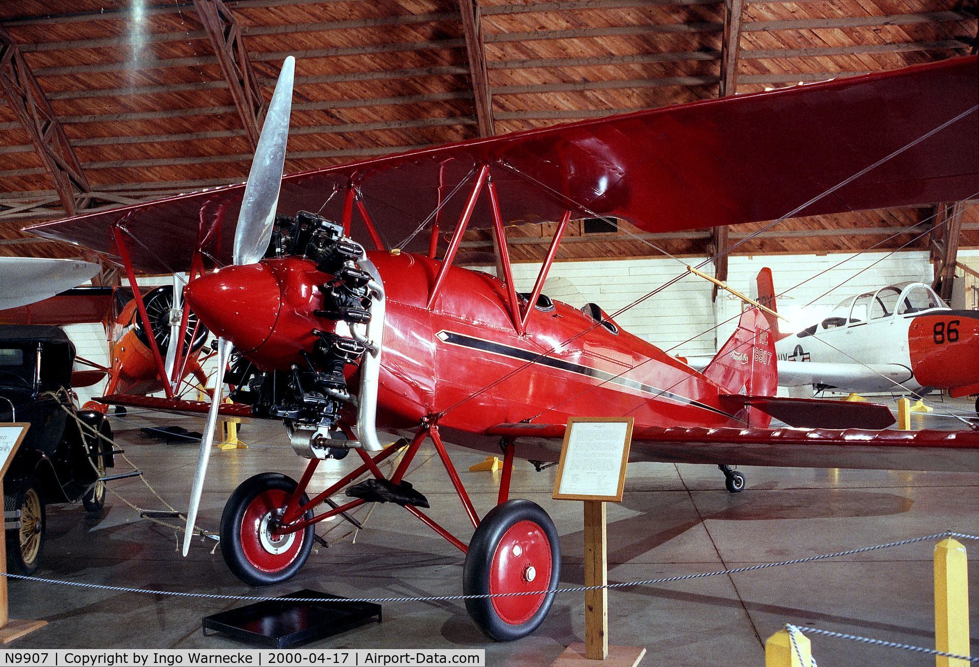 N9907, Curtiss-Wright Travel Air 4000 C/N 1117, Travel Air 4000 at the Arkansas Air Museum, Fayetteville AR