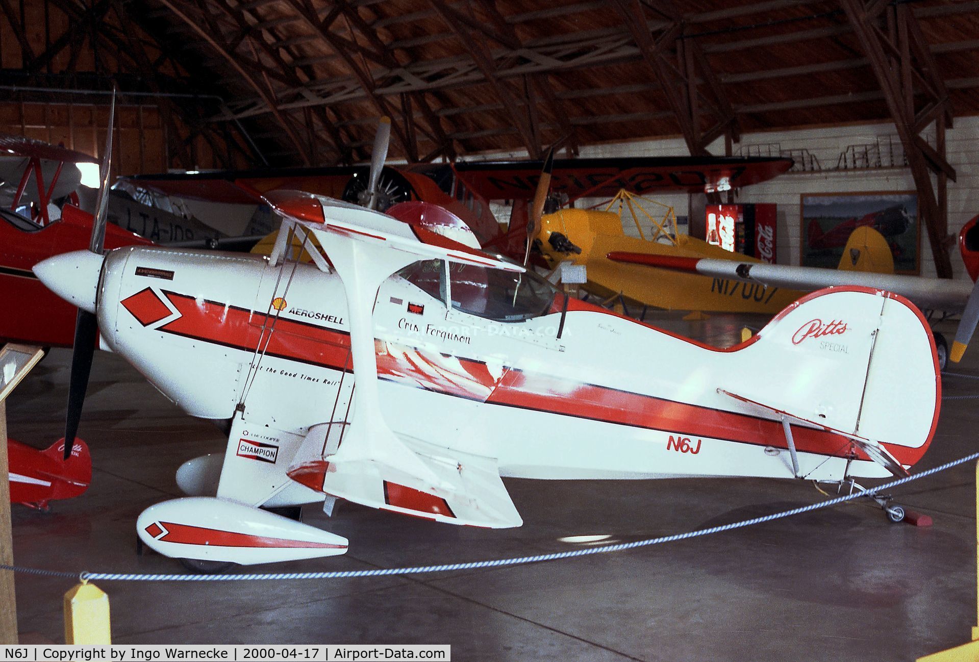 N6J, 1980 Pitts S-1C Special C/N 2112, Pitts S-1C Special at the Arkansas Air Museum, Fayetteville AR