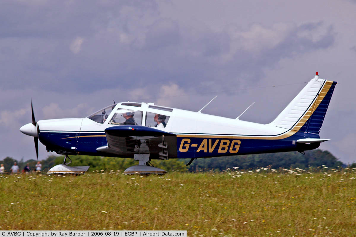 G-AVBG, 1966 Piper PA-28-180 Cherokee C/N 28-3801, Piper PA-28-180 Cherokee C [28-3801] Kemble~G 19/08/2006. Seen at the PFA Flying For Fun 2006 Kemble.