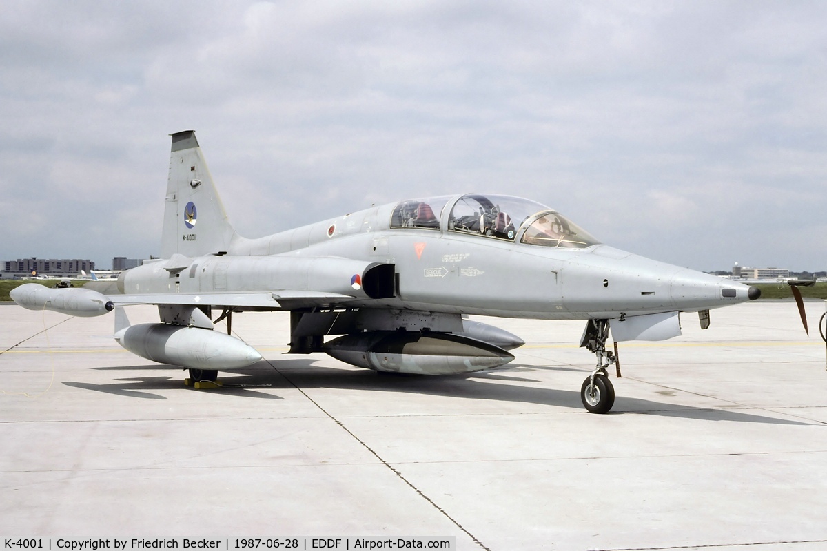 K-4001, 1969 Canadair NF-5B Freedom Fighter C/N 4001, Rhein Main Air Base open house 1987
