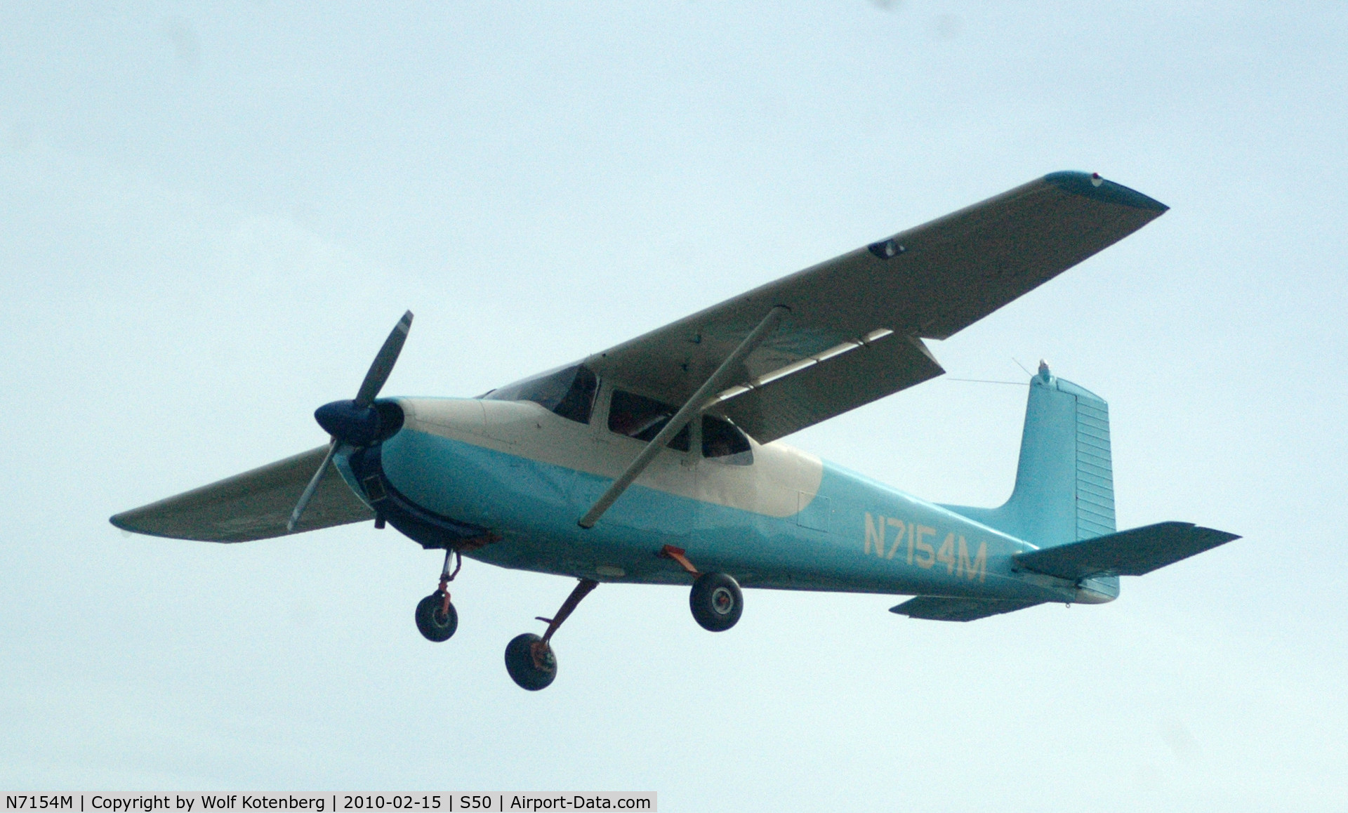 N7154M, 1958 Cessna 175 Skylark C/N 55454, final