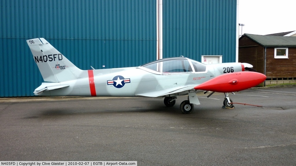 N405FD, 1990 SIAI-Marchetti SF-260D C/N 770, Was used by Air Combat Inc in the USA for those aerial combat laser schools