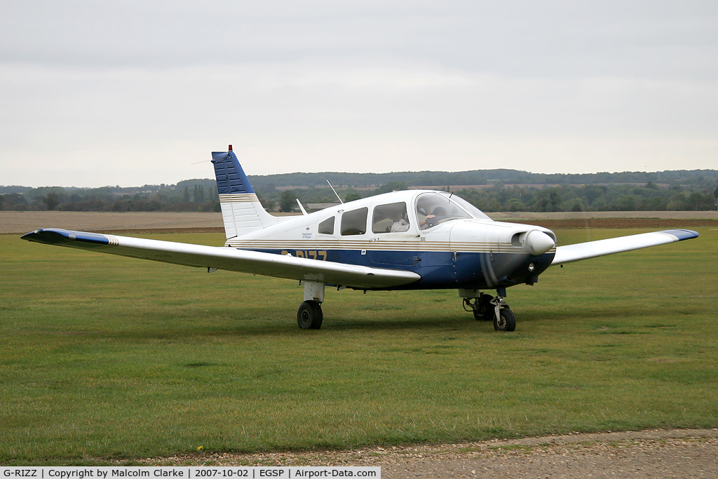 G-RIZZ, 1978 Piper PA-28-161 Cherokee Warrior II C/N 28-7816494, Piper PA-28-161 Warrior II at Peterborough Sibson in 2007.