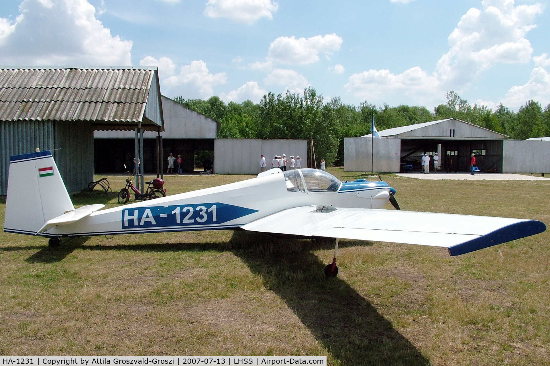 HA-1231, 1972 Scheibe SF-25C Falke C/N 4439, Szolnok-Szandaszölös Airfield