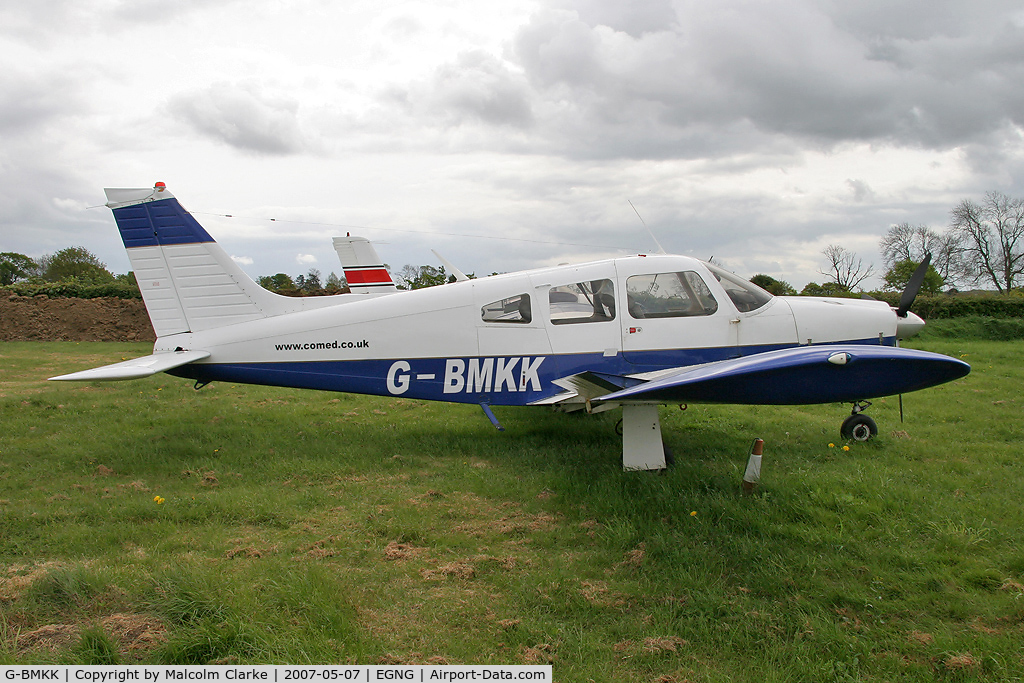 G-BMKK, 1975 Piper PA-28R-200 Cherokee Arrow C/N 28R-7535265, Piper PA-28R-200 Cherokee Arrow II at Bagby Airfield in 2007.