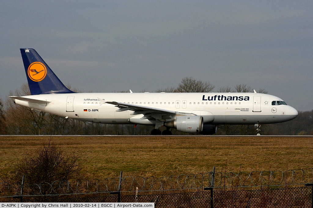 D-AIPK, 1989 Airbus A320-211 C/N 0093, Lufthansa