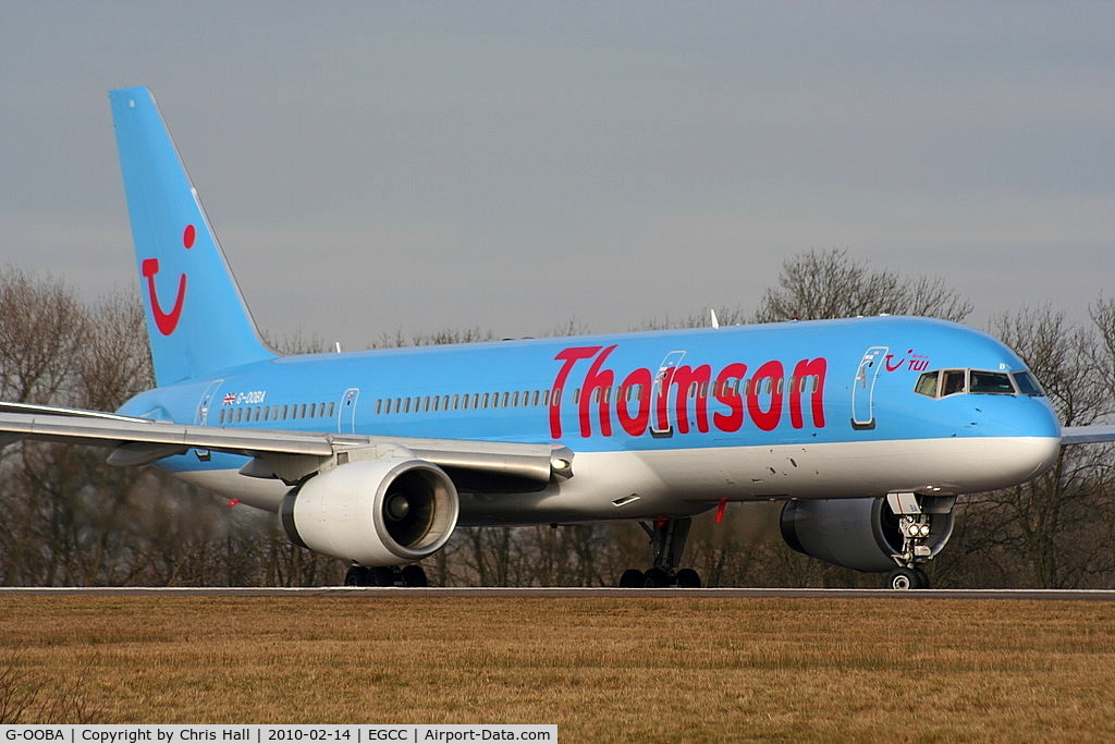G-OOBA, 2000 Boeing 757-28A C/N 32446, now in Thomson colours
