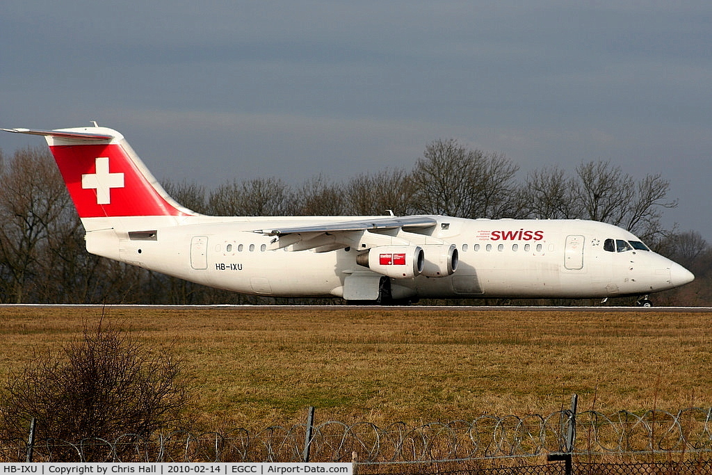 HB-IXU, 1995 British Aerospace Avro 146-RJ100 C/N E3276, Swiss European Airlines