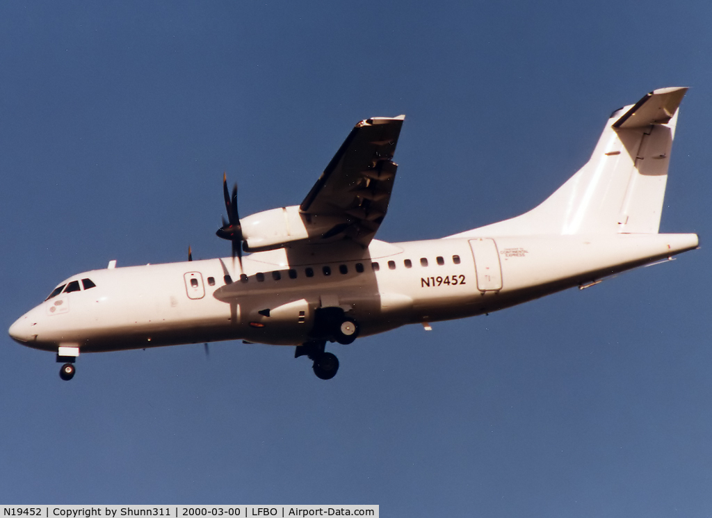 N19452, 1996 ATR 42-500 C/N 511, Come back to lessor...