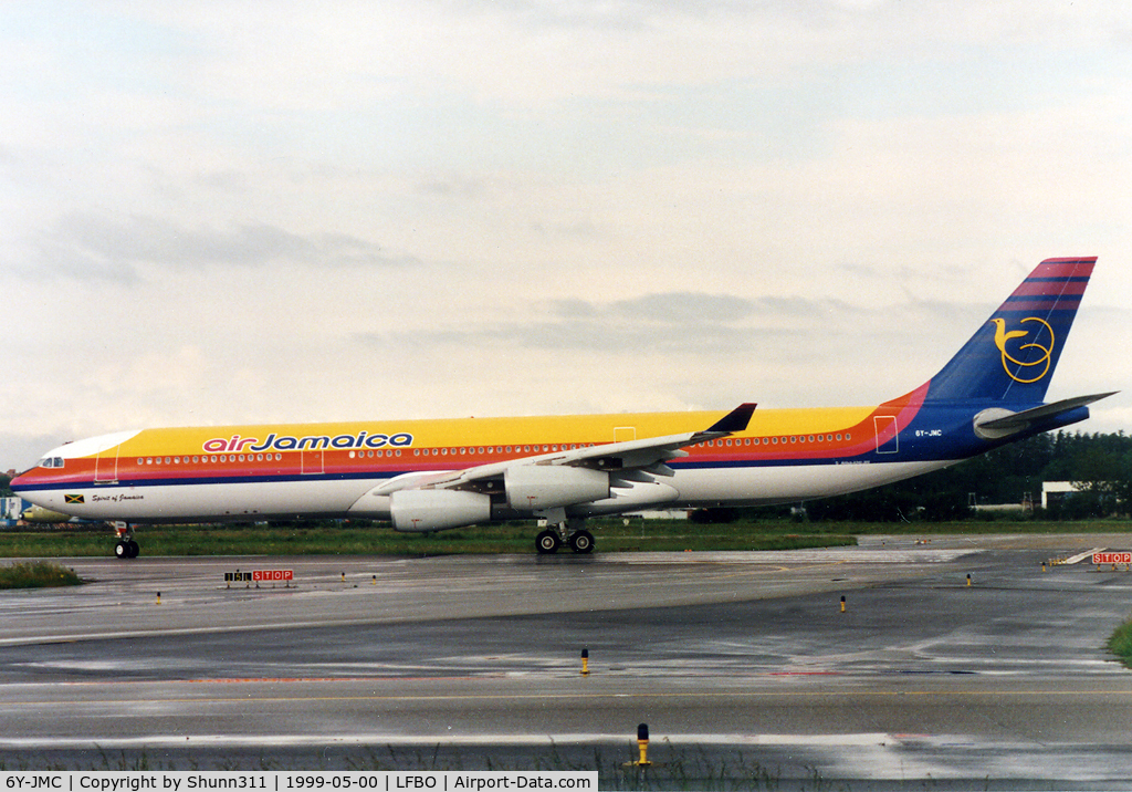 6Y-JMC, 1994 Airbus A340-312 C/N 048, Delivery day...