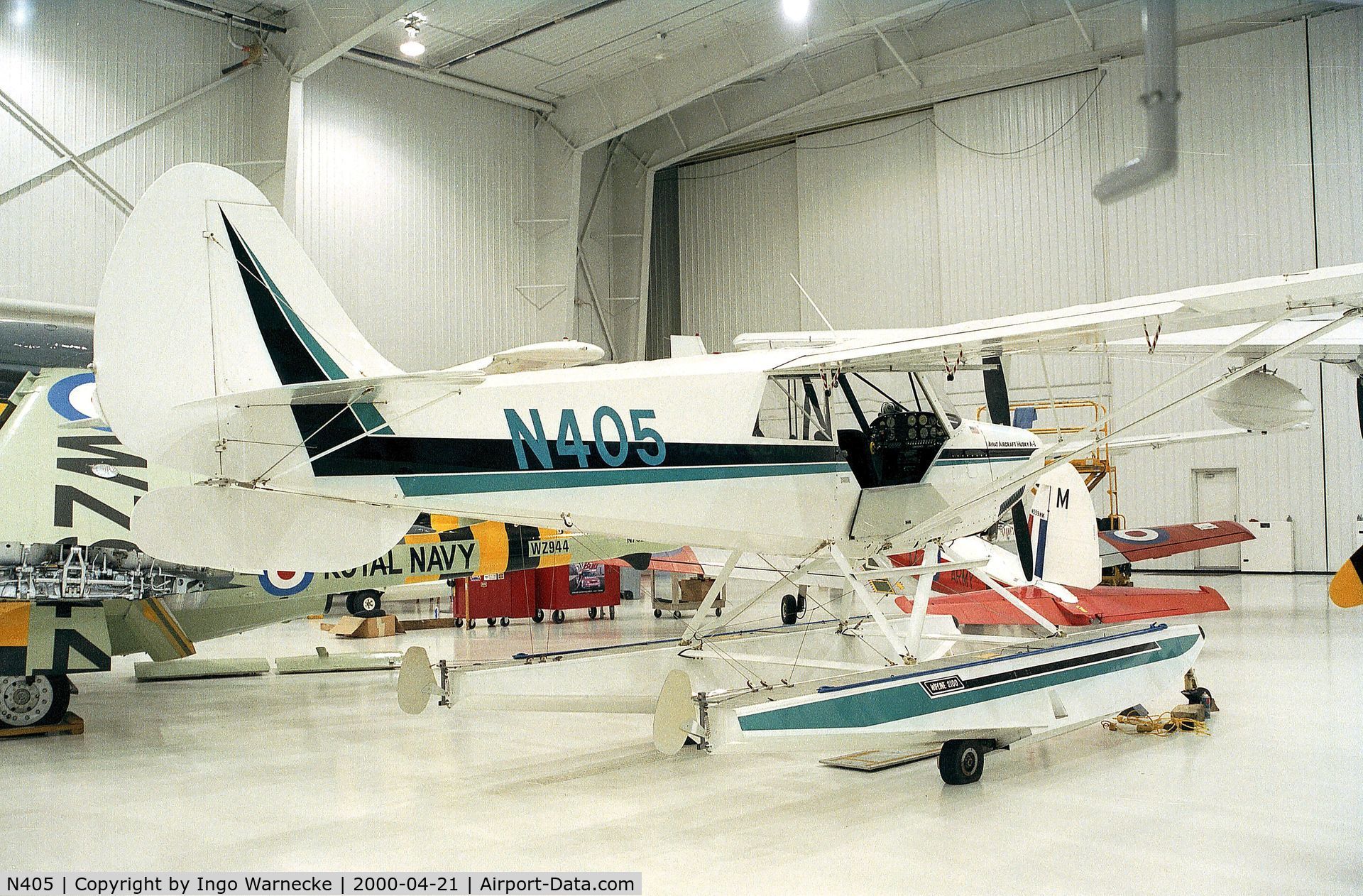 N405, 1996 Aviat A-1 Husky C/N 1340, Aviat A-1 Husky at the Polar Aviation Museum, Blaine MN