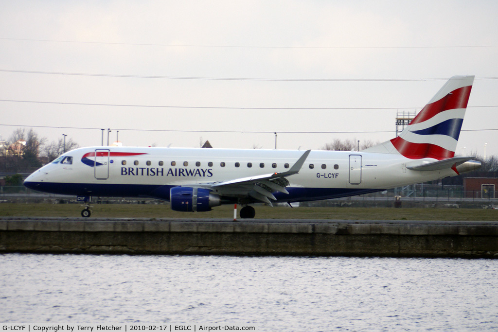 G-LCYF, 2009 Embraer 170STD (ERJ-170-100STD) C/N 17000298, BA Embraer 170 at London City