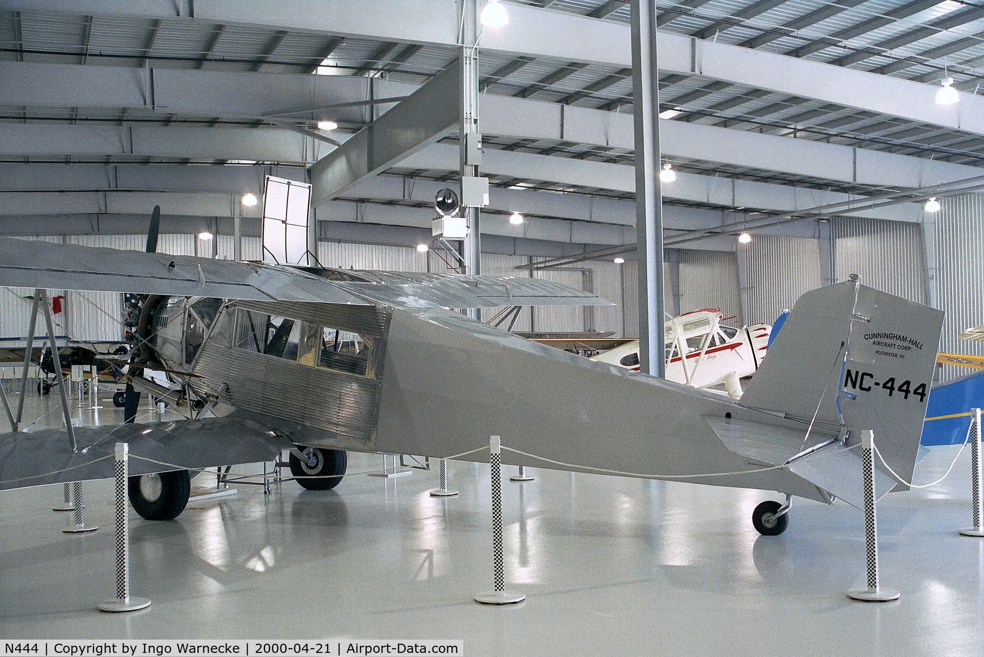 N444, 1938 Cunningham-Hall PT-6F C/N 381, Cunningham Hall PT-6F at the Golden Wings Flying Museum, Blaine MN