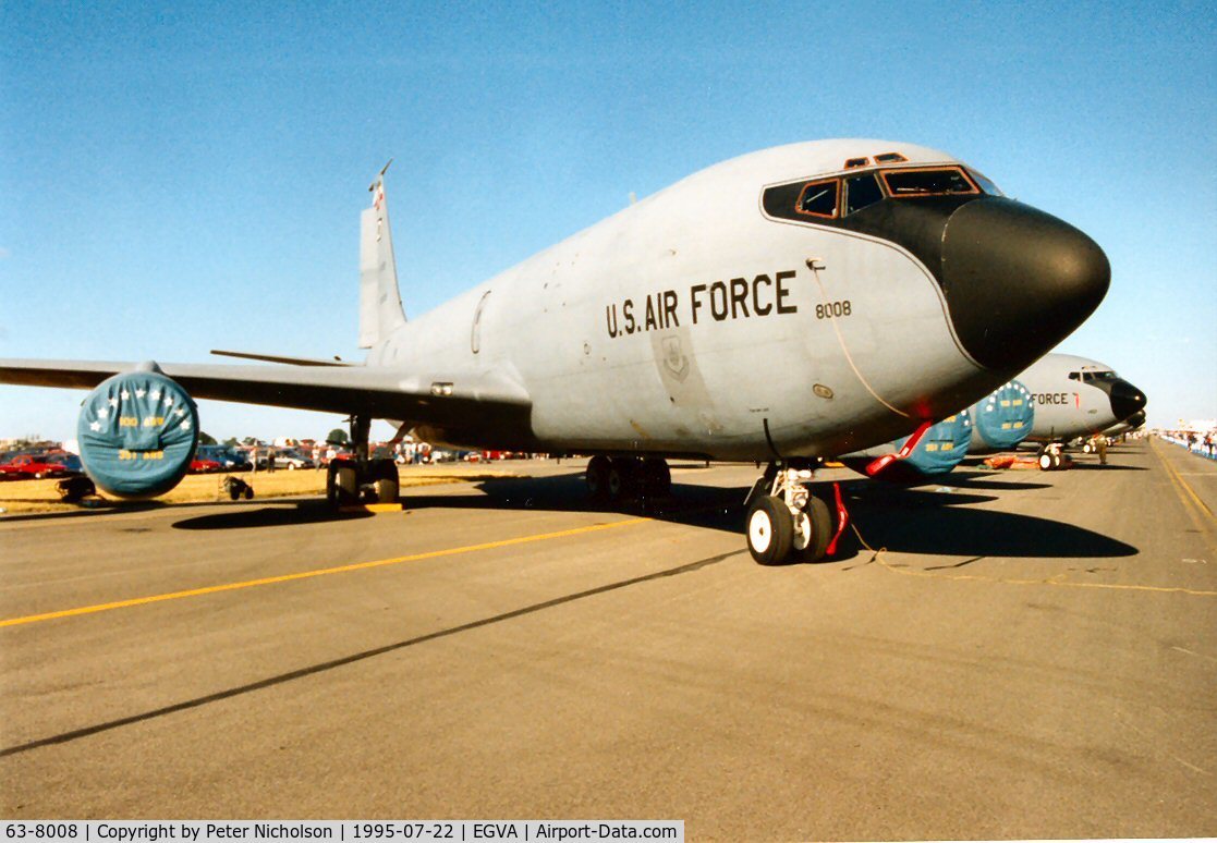 63-8008, 1963 Boeing KC-135R Stratotanker C/N 18625, KC-135R Stratotanker 