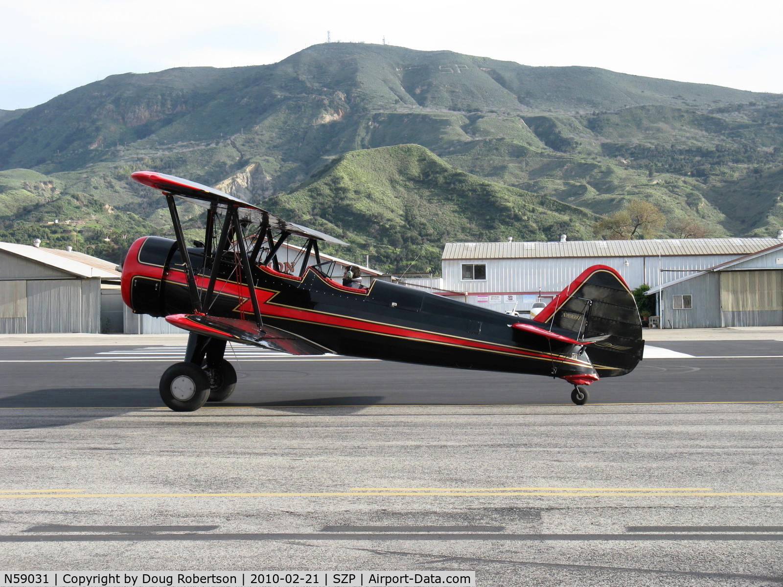 N59031, 1941 Boeing A75N1(PT17) C/N 75-3808, 1941 Boeing Stearman A75N1, Continental W670 220 Hp, engine runup