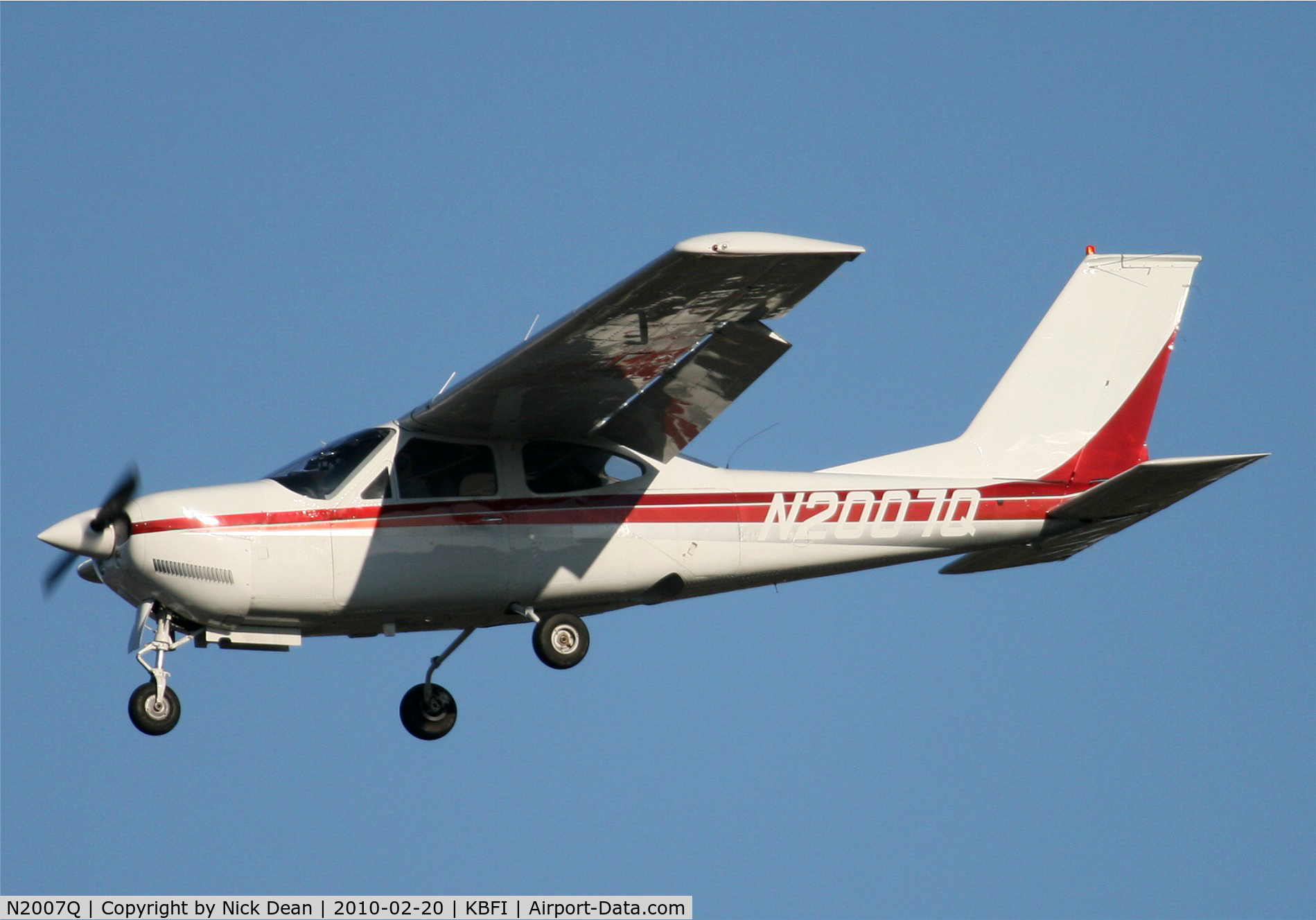 N2007Q, 1973 Cessna 177RG Cardinal C/N 177RG0407, KBFI