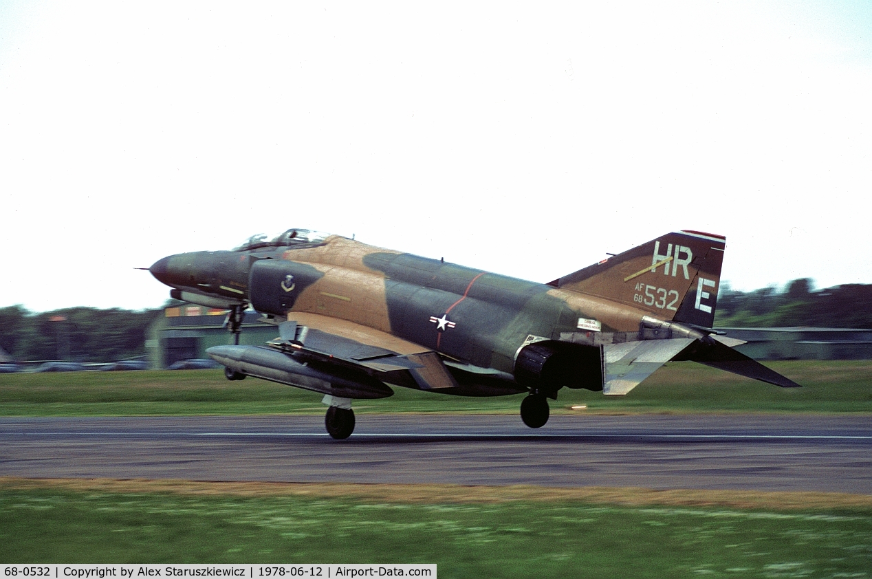 68-0532, 1968 McDonnell Douglas F-4E Phantom II C/N 3731, during Tactical Air Meet 1978