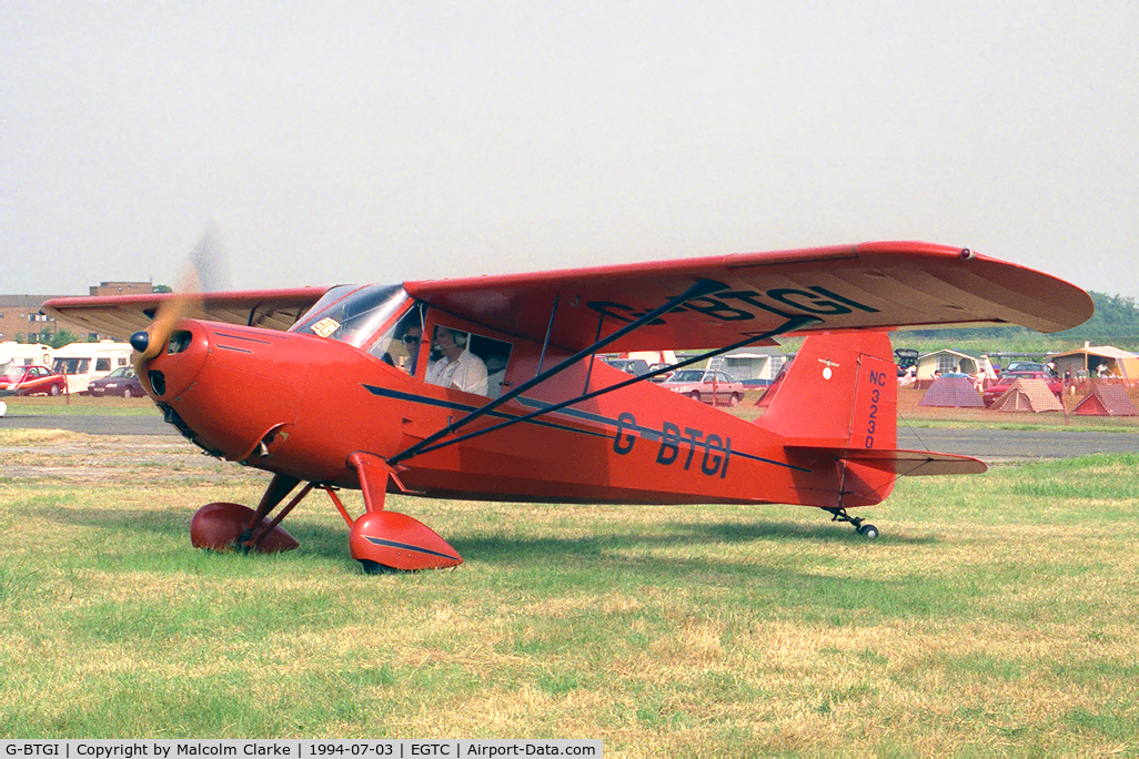 G-BTGI, 1940 Rearwin 175 Skyranger Skyranger C/N 1517, Rearwin 175 Skyranger at the PFA Rally, Cranfield Airport in 1994.