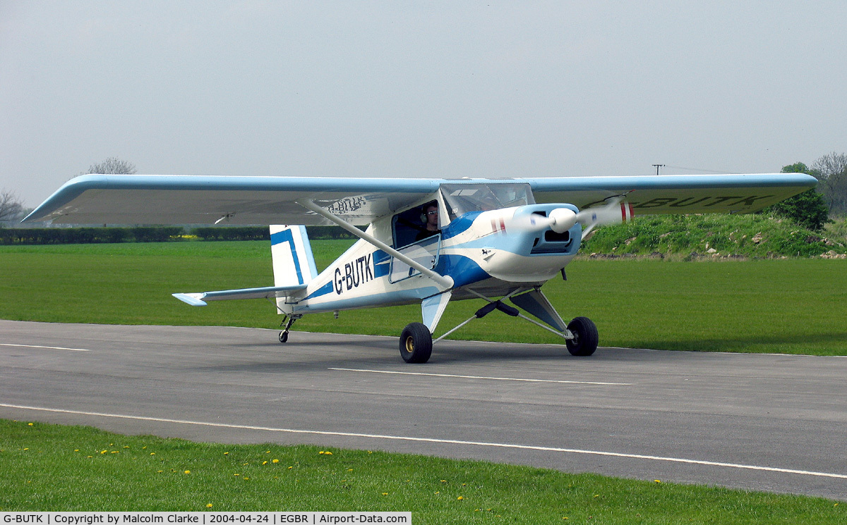 G-BUTK, 1993 Murphy Rebel C/N PFA 232-12091, Murphy Rebel. At the British Aerobatic Association John McLean Trophy competition at Breighton Airfield in 2004.