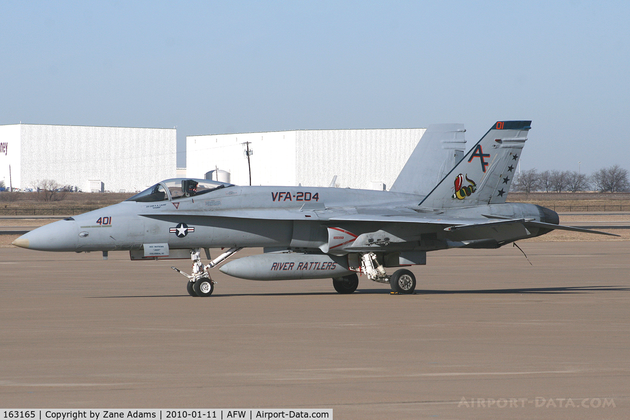 163165, McDonnell Douglas F/A-18A Hornet C/N 0540/A456, At Fort Worth Alliance Airport