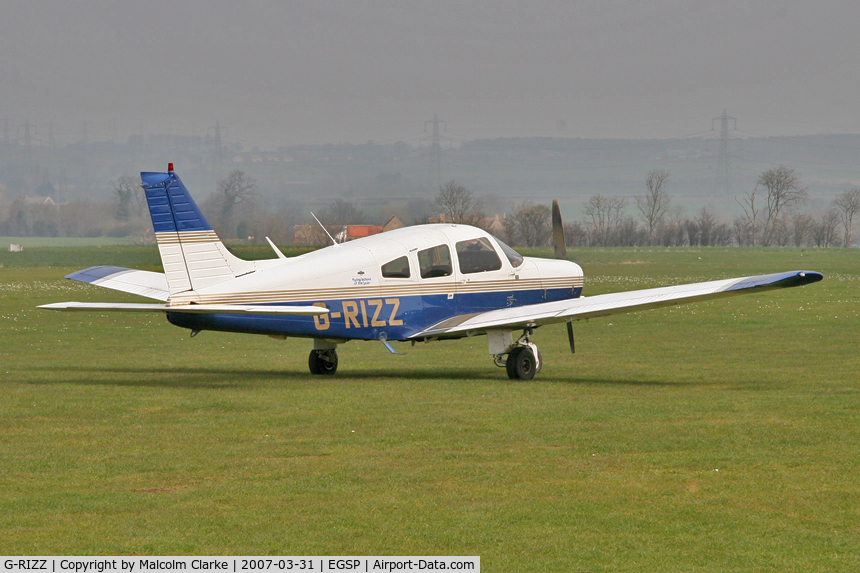 G-RIZZ, 1978 Piper PA-28-161 Cherokee Warrior II C/N 28-7816494, Piper PA-28-161 Warrior II at Peterborough Sibson Airfield in 2007.