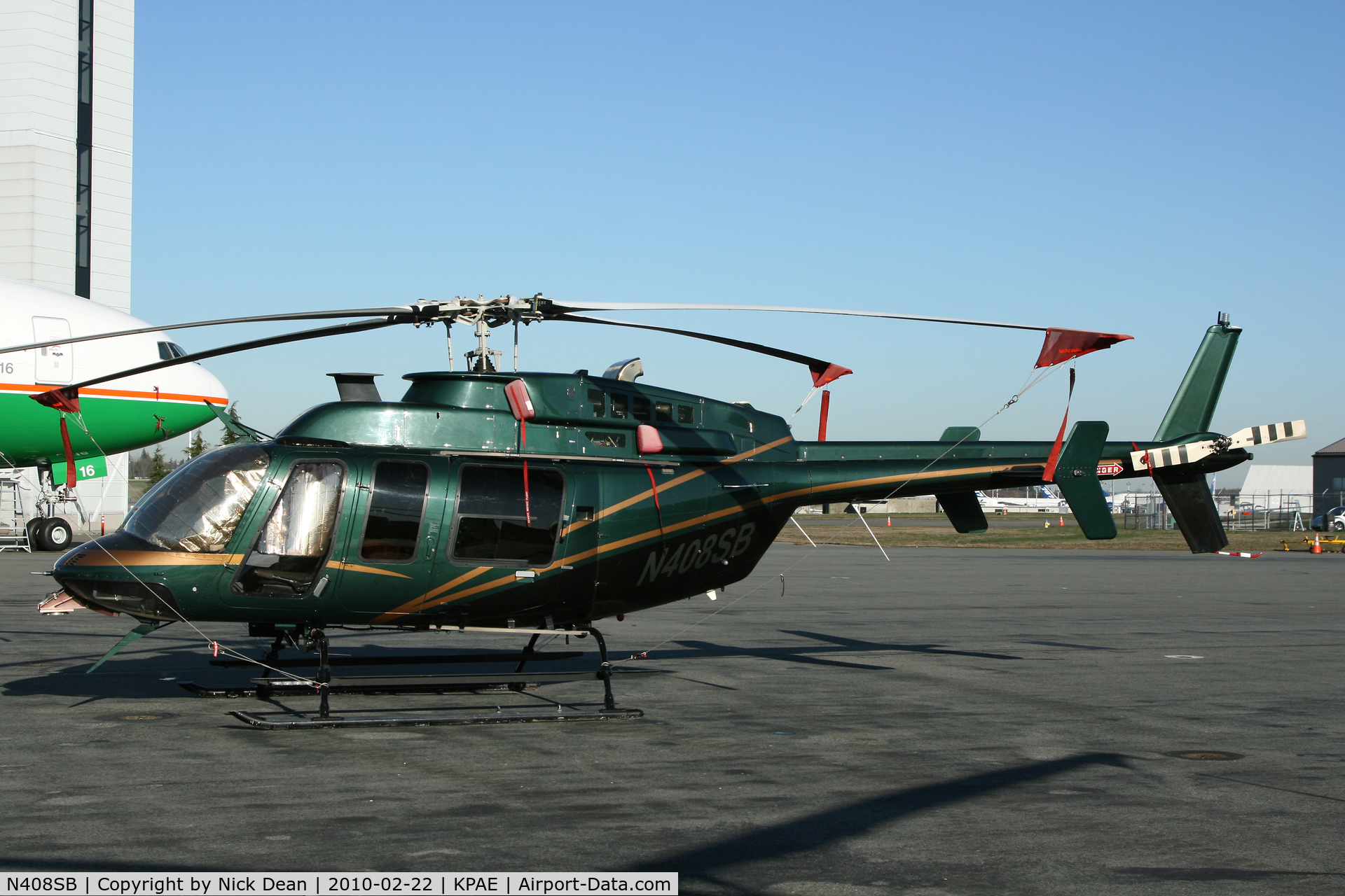 N408SB, 2006 Bell 407 C/N 53680, KPAE