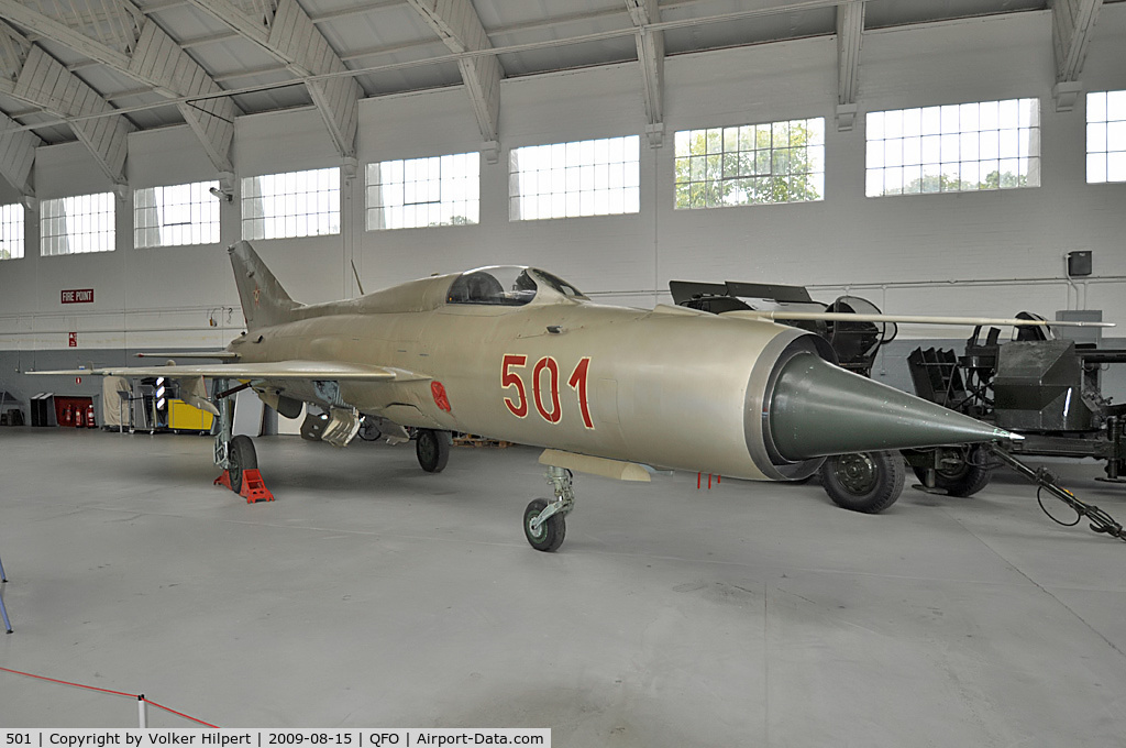 501, 1964 Mikoyan-Gurevich MiG-21PF C/N 760501, MiG-21PF