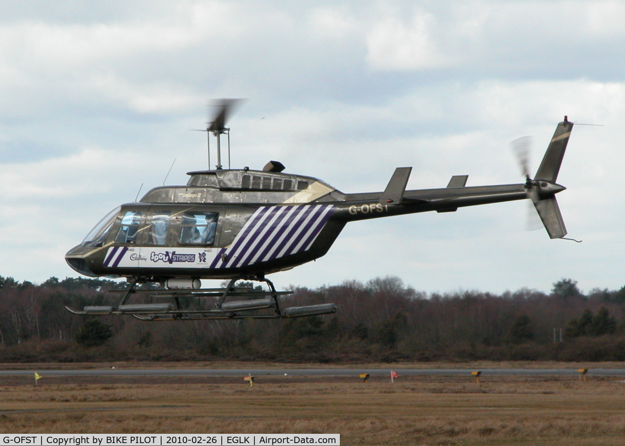 G-OFST, 1989 Bell 206L-3 LongRanger III C/N 51300, JUST AIRBOURNE FOR ANOTHER FLIGHT