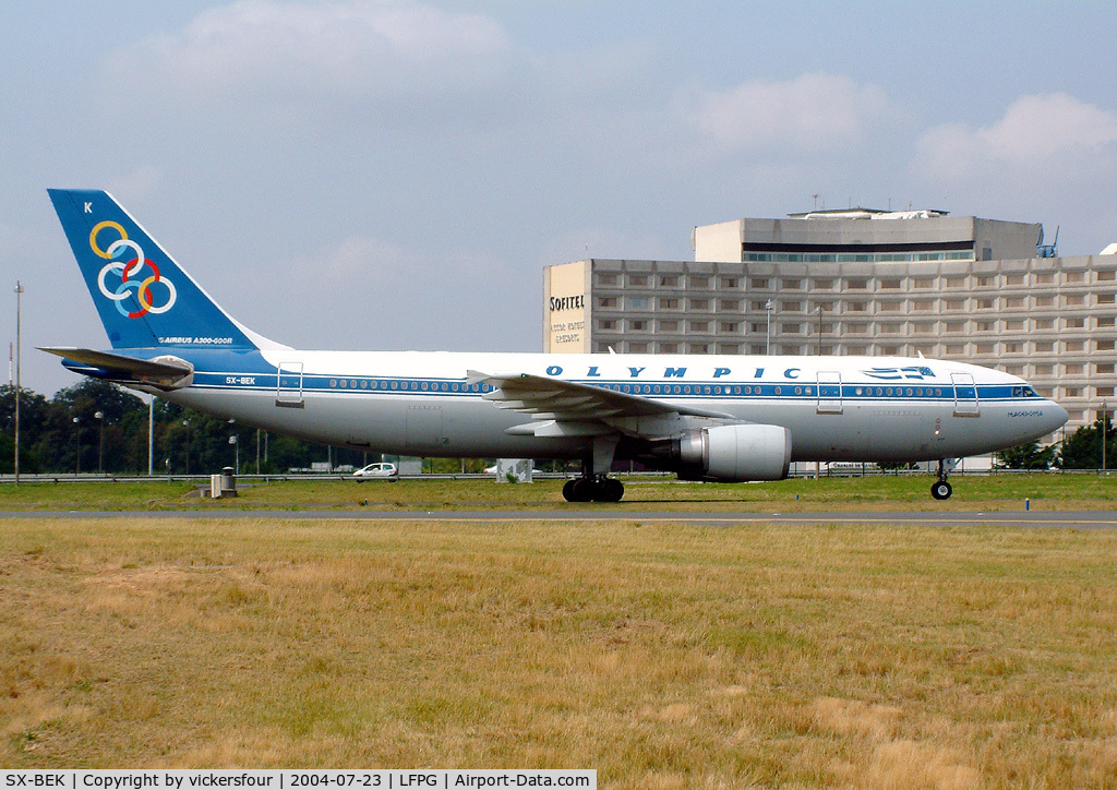 SX-BEK, 1992 Airbus A300B4-605R C/N 632, Olympic Airways Airbus A300B4-605R (c/n 632).