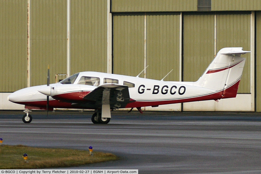 G-BGCO, 1978 Piper PA-44-180 Seminole Seminole C/N 44-7995128, Piper PA-44 Seminole at Blackpool