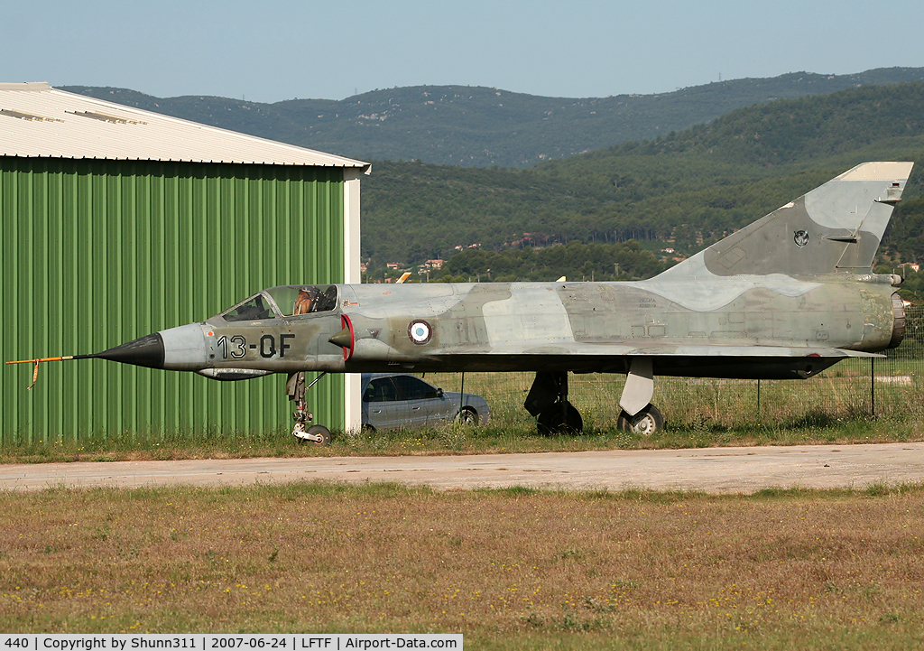 440, Dassault Mirage IIIE C/N 440, Preserved at the airfield...